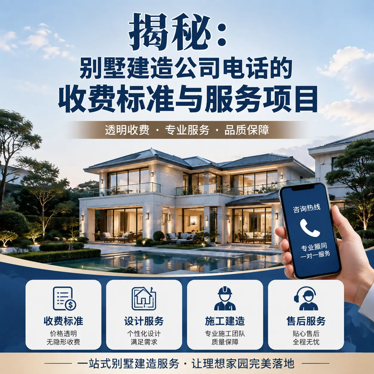 揭秘：玉屏别墅建造公司电话的收费标准与服务项目