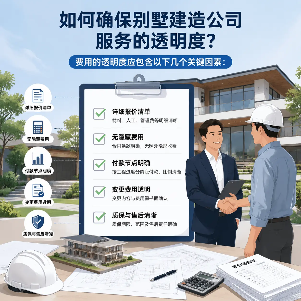 在 玉屏 如何确保别墅建造公司服务的透明度？