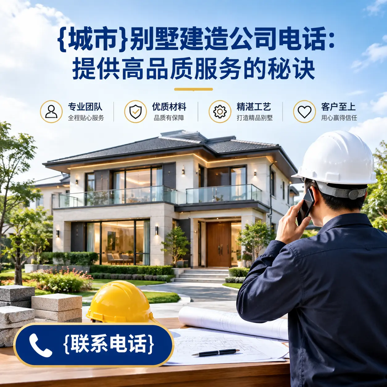 玉屏别墅建造公司电话：提供高品质服务的秘诀