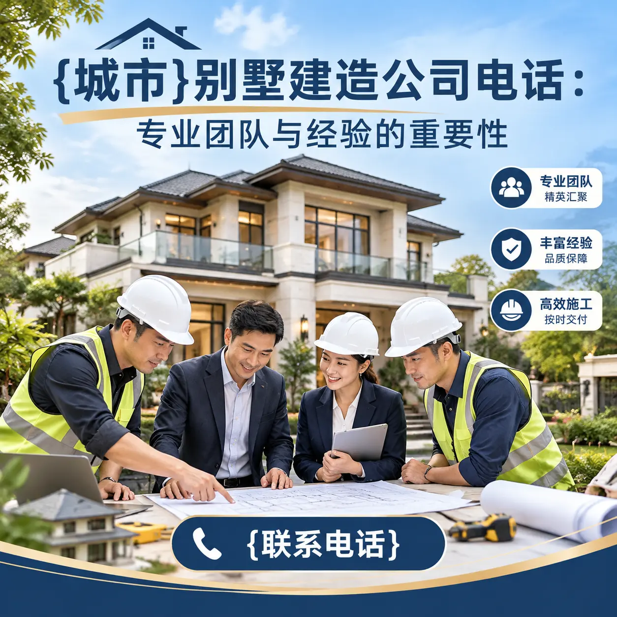 玉屏别墅建造公司电话:专业团队与经验的重要性