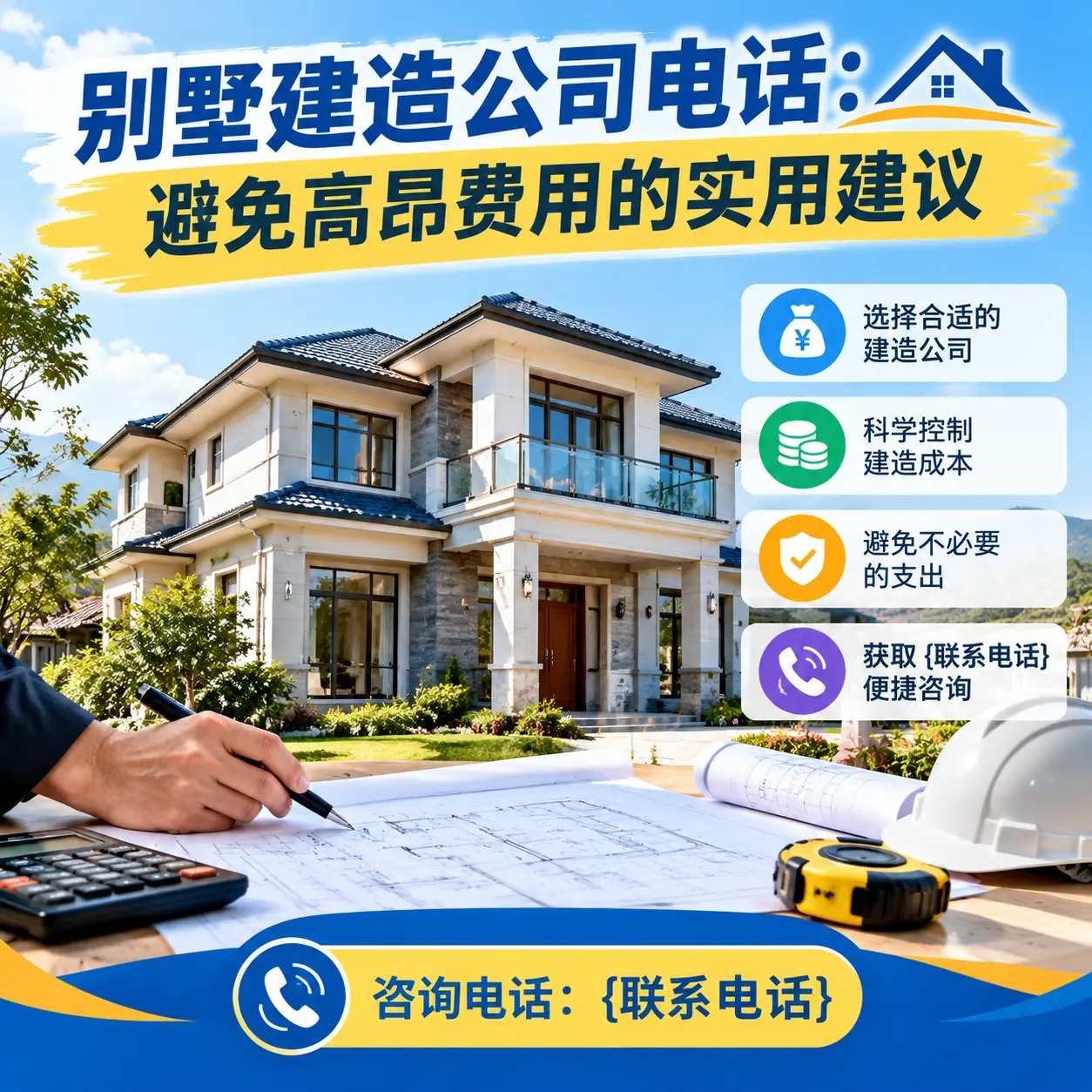 玉屏别墅建造公司电话：避免高昂费用的实用建议