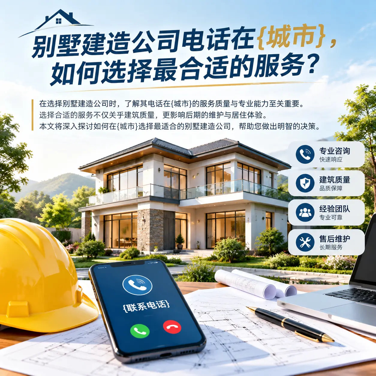 别墅建造公司电话在玉屏，如何选择最合适的服务？