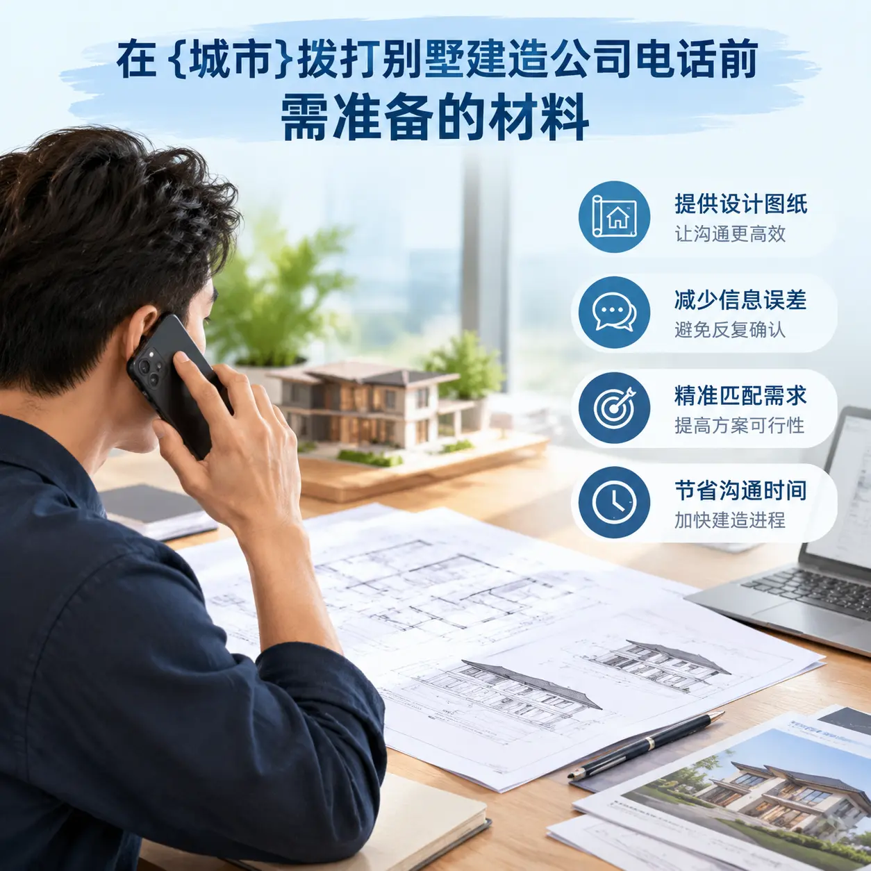 在玉屏拨打别墅建造公司电话前需准备的材料