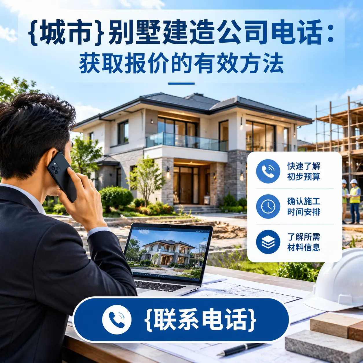 玉屏别墅建造公司电话：获取报价的有效方法