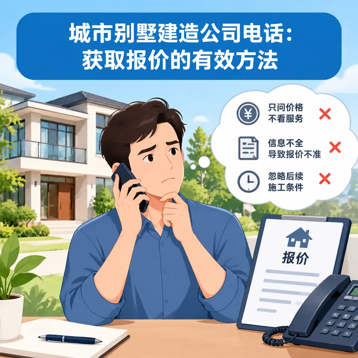 玉屏别墅建造公司电话：获取报价的有效方法